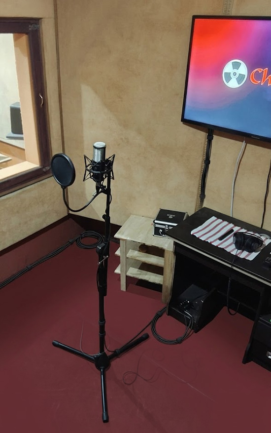 Vocal booth for Audio Lab - Voice Over Studio